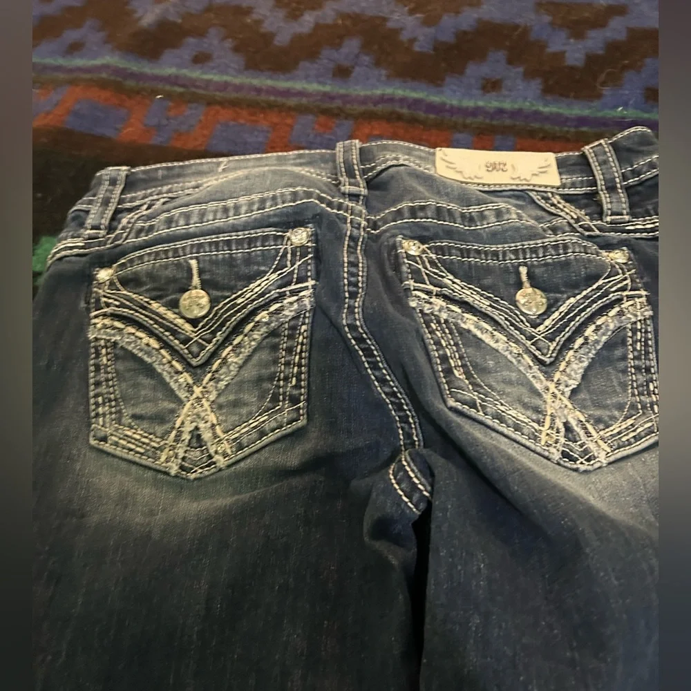 Women’s Miss Me Los Angeles Mid Rise Straight Leg Jeans size 29 length 32